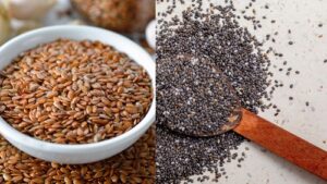 Benefits of seeds in diet. Benefits of flax seeds and chia seeds.